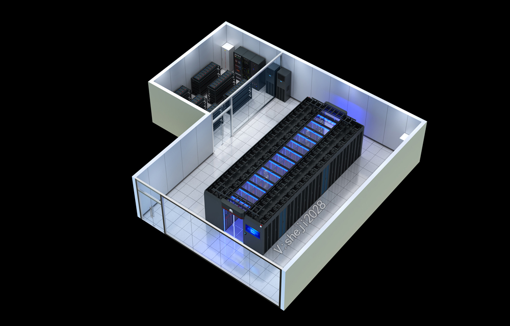深圳通讯机房建设|监控室|调度室|配电间效果图制作