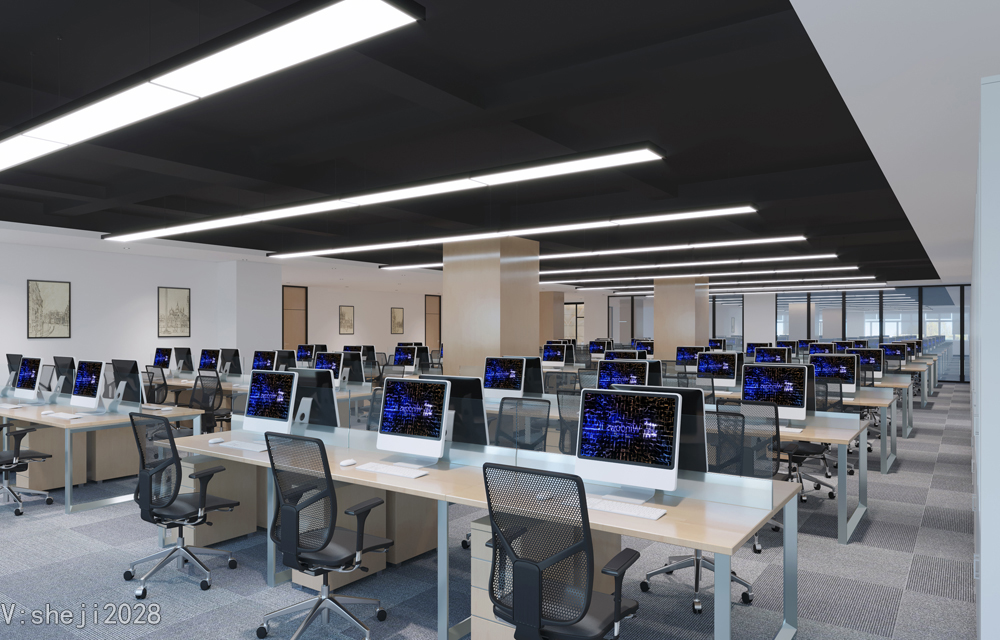 大连某银行机房动环_多功能厅大屏幕_报告厅音箱效果图制作