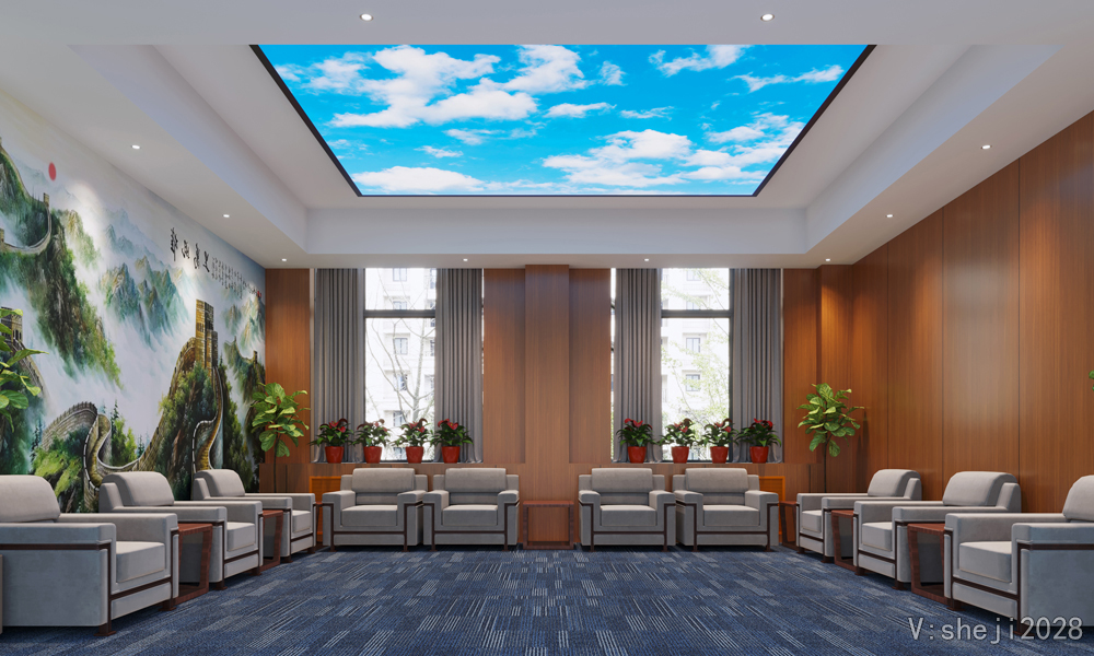 西安学术报告厅|多功能厅|机房动环|拼接屏效果图制作渲染